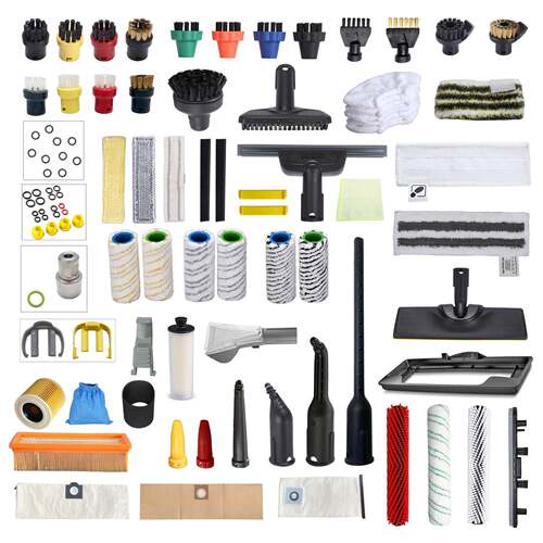 凯驰蒸汽大圆刷小圆刷套装配件附件组合适用卡赫KarcherSC系列