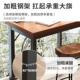 阳台书窄条桌椅人长条吧台桌椅桌桌靠墙吧台家用长桌子工双作台高