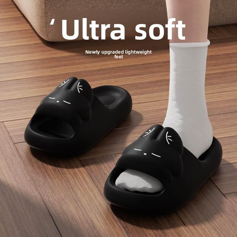 女式浴室沐浴厚底防滑超软软底夏季2025新可爱的伊娃拖鞋