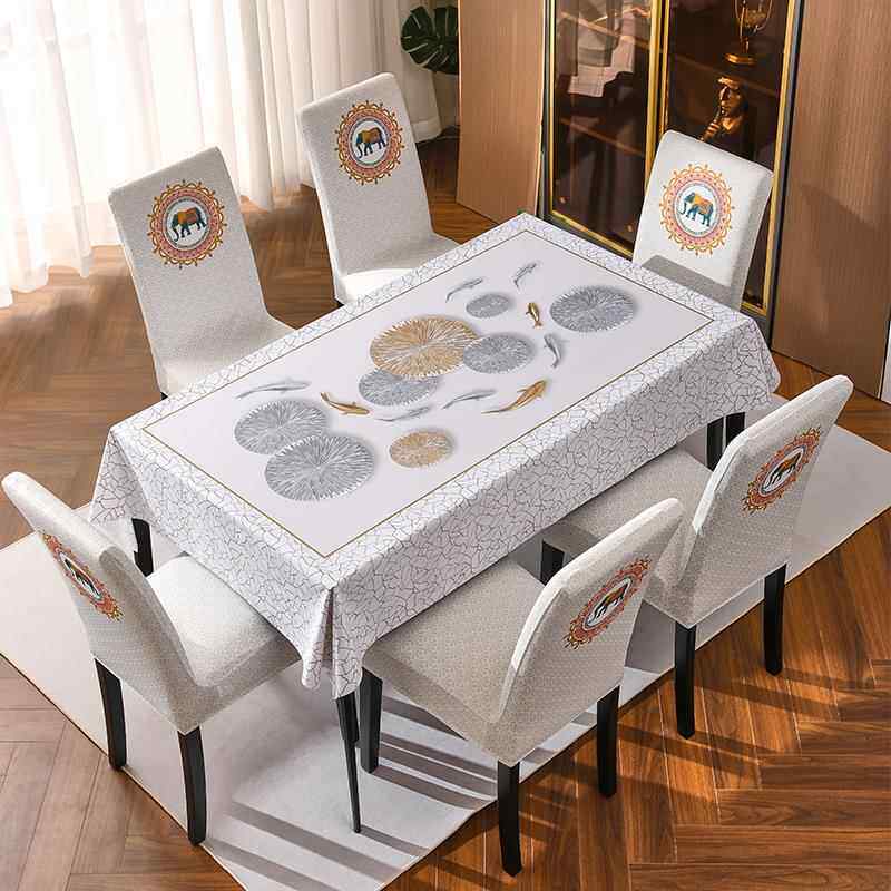 A10L餐桌椅子套靠罩四季通用子凳套用SGZ餐厅欧式家懒人背连体座