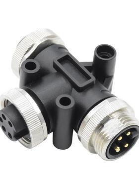 7/8连接配器T型4现场nea 2000分器总线系统三7/8-5P母通转接头芯