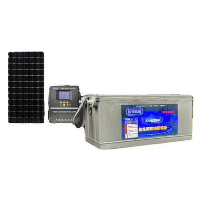 太阳能发电系统家用220V全套大功率光伏发电板空调户外锂电发电机