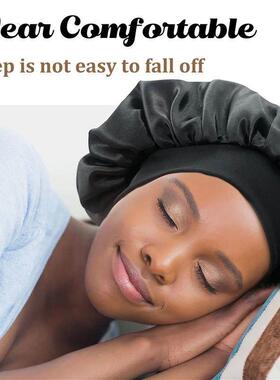 Large Satin Bonnet,Silk Bonnet Hair Wrap for Sleeping, Sleep