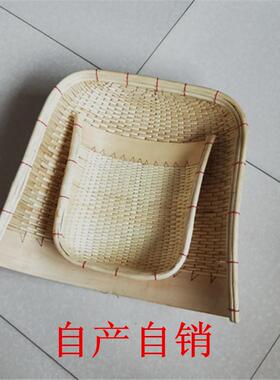 特大号柳柳编簸箕款农用家商用大小号用竹编条簸EKE箕笸箩收纳筐