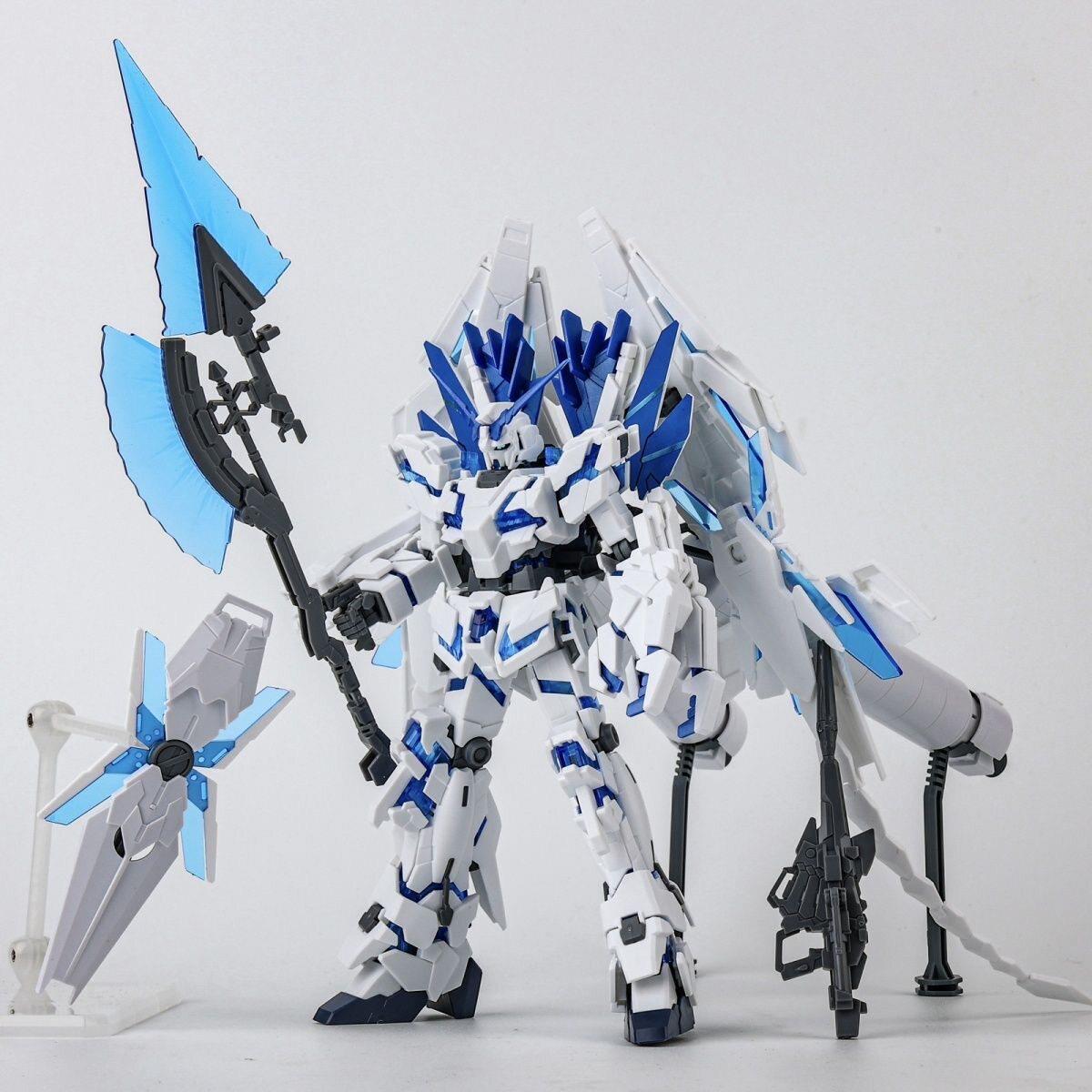 新款星动HG1/144基地限定神圣完美独角兽拼装模型玩具毁灭模式