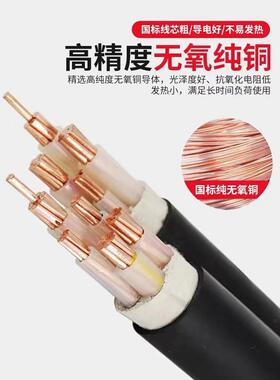金龙宇电缆Zc-Yjv1芯2芯3芯4芯5芯10/16/25/35/50方型阻燃电缆
