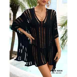 for dress Beach knitted women size bikini hollow cover-up