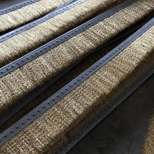 厂家供h型F型应铜丝条刷机械金清合理抛光钢丝毛刷除锈铝230条刷