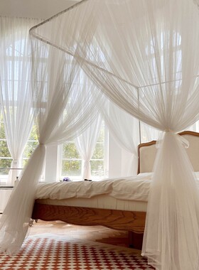 2025新款型易风拆洗蚊MOF法式加密三开门宫廷落帐地蚊帐U加大空间