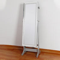 "Cross-pearl Realm Special Offer: Multi-functional floor-length mirror QCQ cabinet, jewelry mirror cabinet, makeup mirror body storage cabinet, full mirror. thumbnail 3