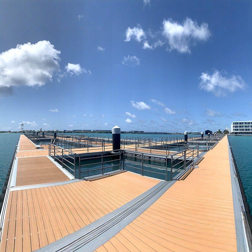 厂家自营混凝土浮码头铝合金码头水上平台建造 提供设计施工服务