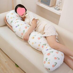 腿冰丝床上长夹睡条觉抱枕侧睡床垫头靠专用靠92261870枕可拆洗枕