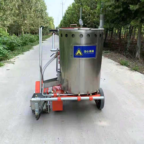 手推式 马路马路停车位车划线机小区热熔小型机划线 画线道路