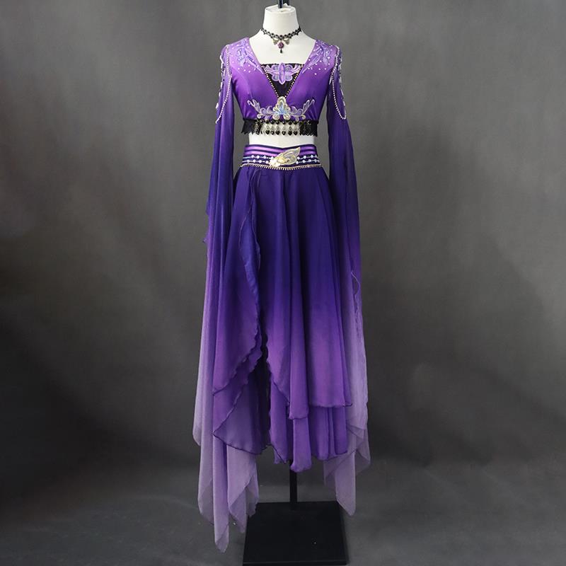 正品新款古典演服唐诗逸灵同款问逆水寒手游舞定蹈宣出传cospla服