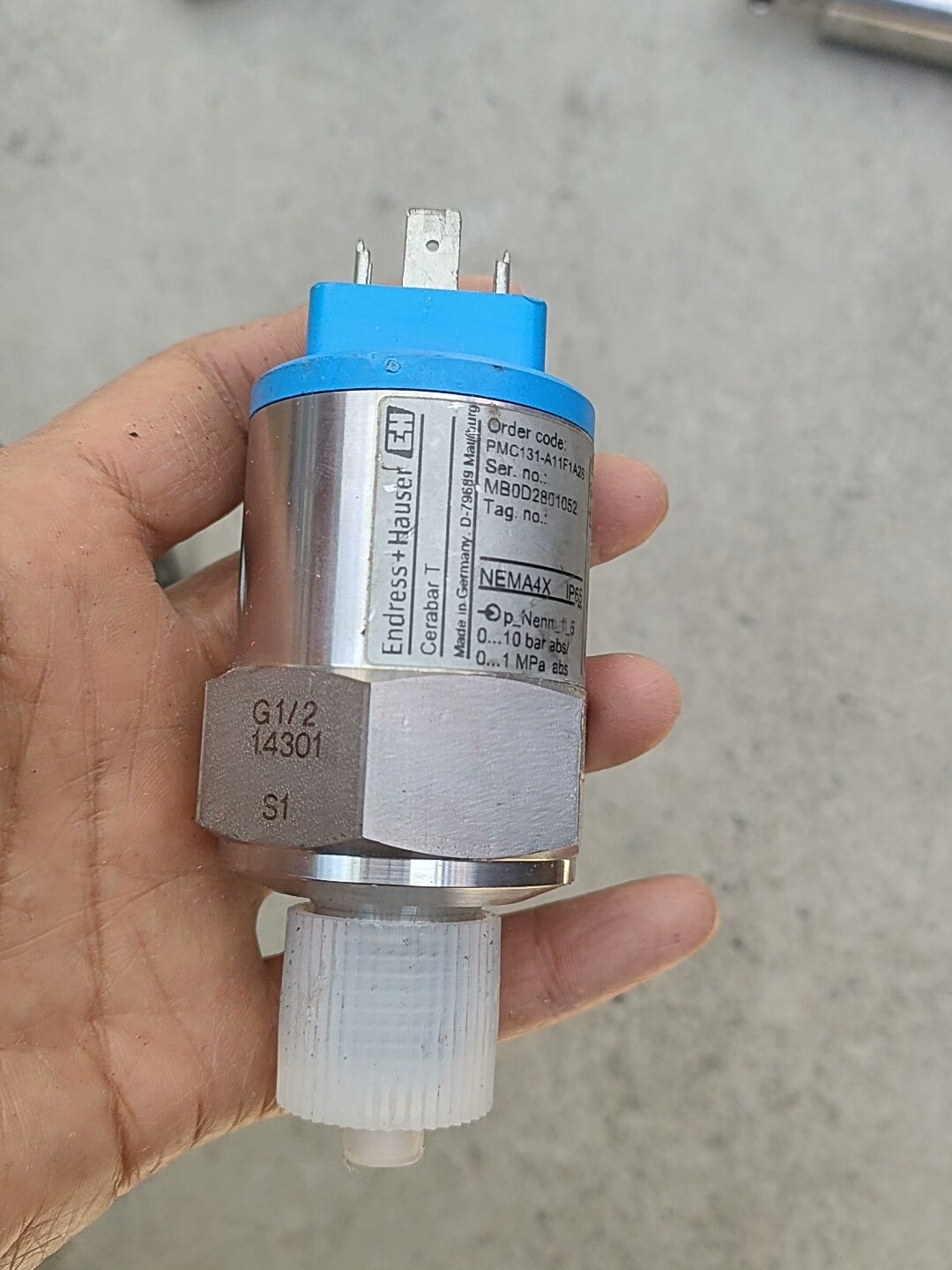 德国E+H压力变送器PMC131-A11F1A25