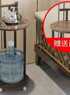实EXE木茶可移动柜带轮茶车客厅茶水柜电磁炉小台茶盘茶道配件茶