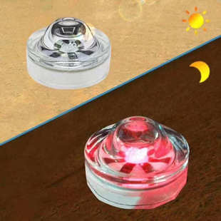 LED玻璃道钉户外地埋式反光灯 地面警示灯学校人行横道圆形发光灯