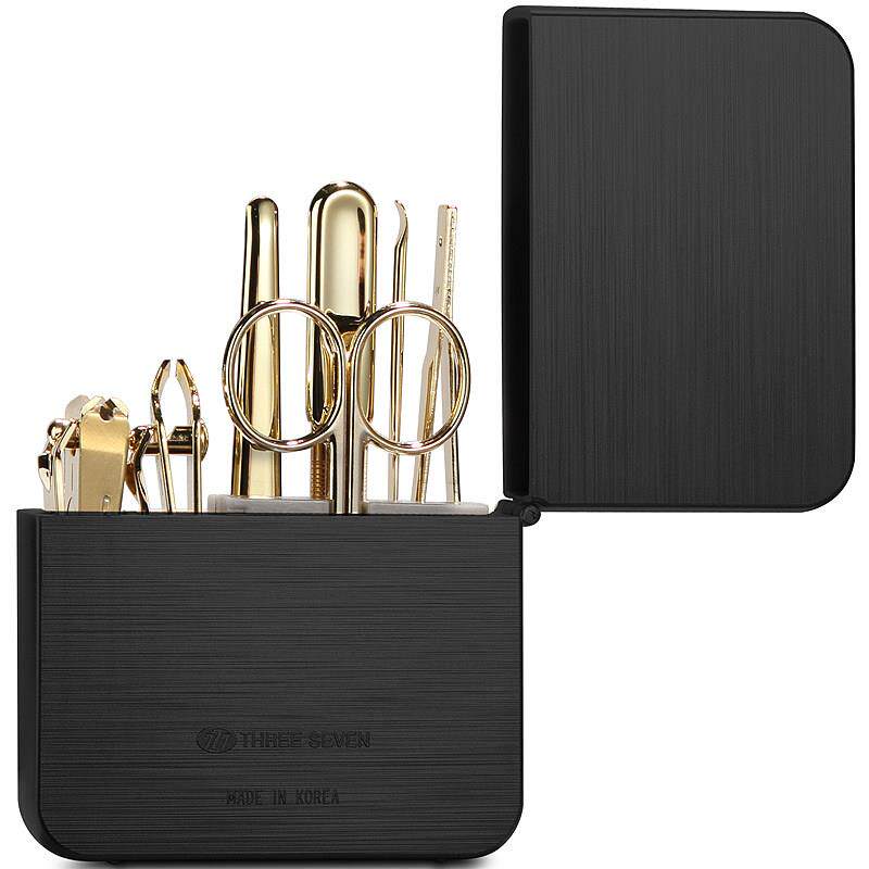 正品品韩国77指甲钳刀套装7指甲剪指甲原装进口家用正成人修指甲