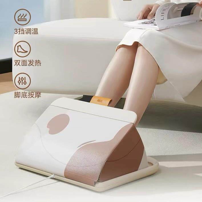 向物暖脚神器冬天暖脚宝办公室桌下暖脚器加热暖脚垫烘脚器可折叠