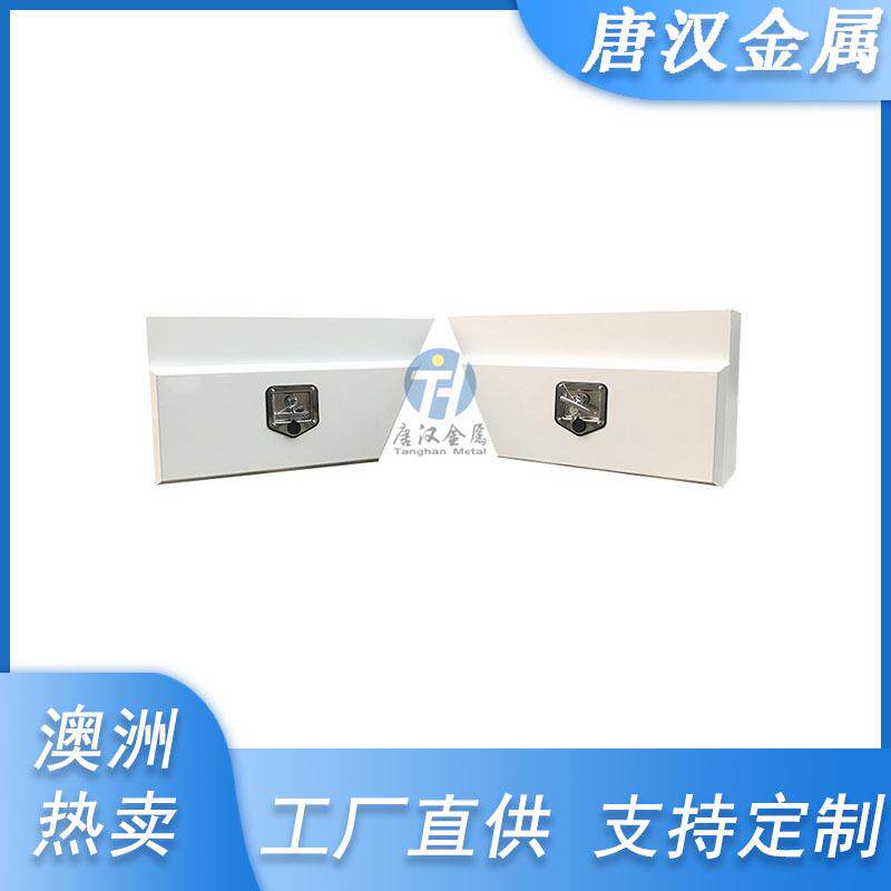 750毫米ute铝制梯形工具箱带用于卡车床工具存储收纳UTE铝合金
