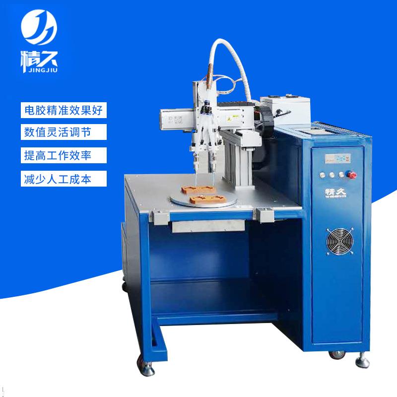 厂家桌面式转盘式悬臂自动点胶机双头全自动点胶机设备