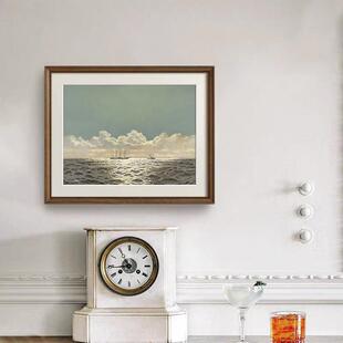 画海景HY 饰洋中古美南式 339 复古艺术客厅装 餐厅走廊挂 风法式