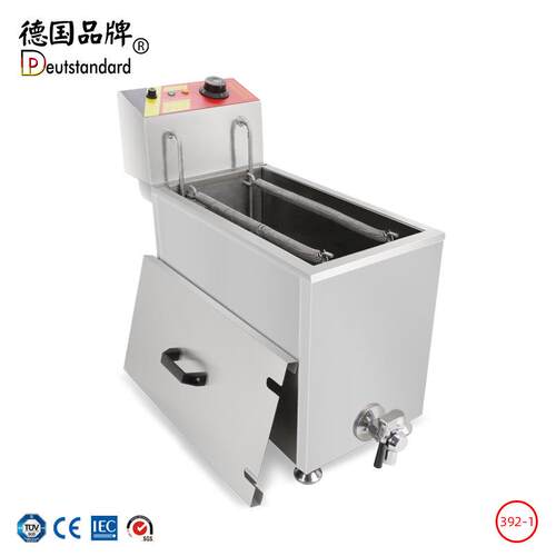 芝士热狗棒炸锅 炸串小吃炸炉机 开店摆摊设备 弹簧夹子22L油炸锅