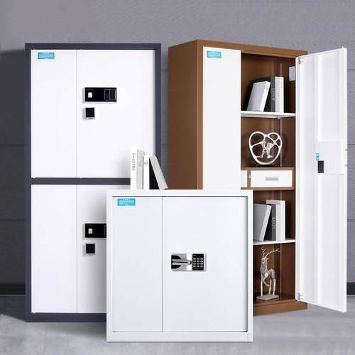 电子保密柜加厚密码文件柜指纹锁机密文件存放柜国保锁财务档案柜