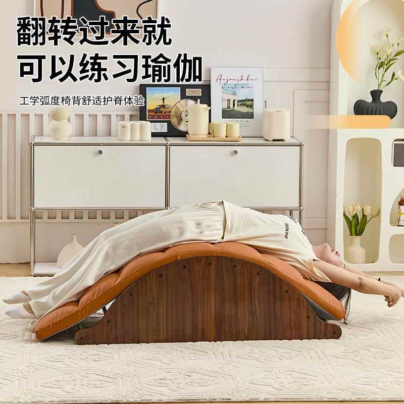 懒SDV498S1人沙发复古摇椅多功能月摇椅摇亮厅卧室阳台躺椅桌子客