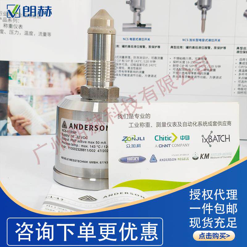 Anderson Negele/安德森-耐格/液位开关现货直供NCS-11/PNP