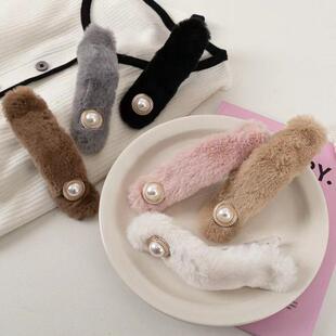 clip back spoon Plush hair beak curly clip发夹 duck