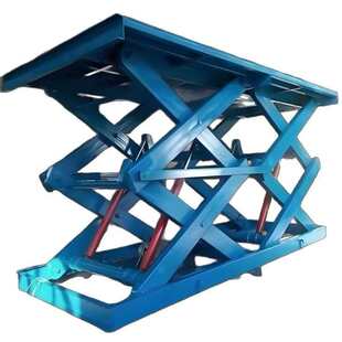 厂家定制固定剪叉式升降机 仓库用液压升降货梯大吨位装卸平台