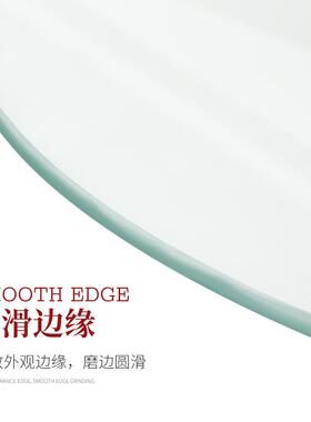 玻璃转形盘家用化璃圆台面餐厅酒店钢饭店餐桌F76J5HM7大圆桌旋玻