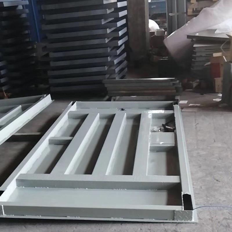 1-吨电子小地磅1.5*m三轮车过磅称重可打印小票重量时间平台秤