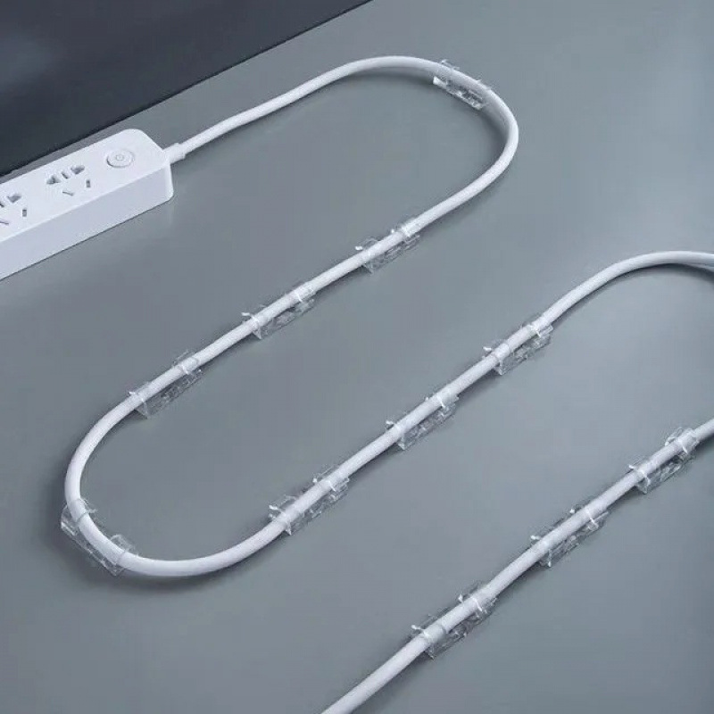 电线固定器网线走线神器数据线理线器卡扣收纳插排固定器