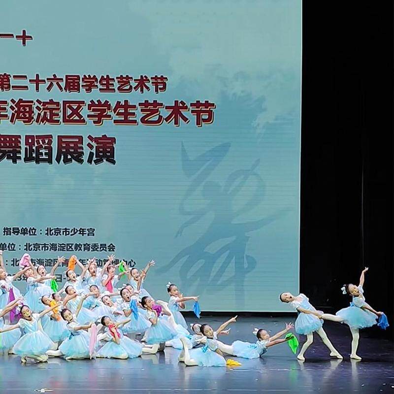 丢手绢舞蹈服六一儿童合唱演出服女童蓬蓬纱裙幼儿园可爱表演服装