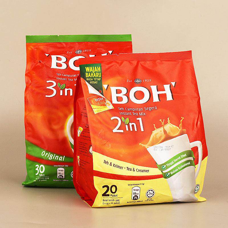 马来西亚BOH3in12合1即溶奶茶进口奶茶粉袋装速溶奶茶粉冲泡饮品