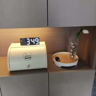 收纳盒家用玄关防尘大容量密封面包盒钥匙化妆品储物盒 桌面抽屉式