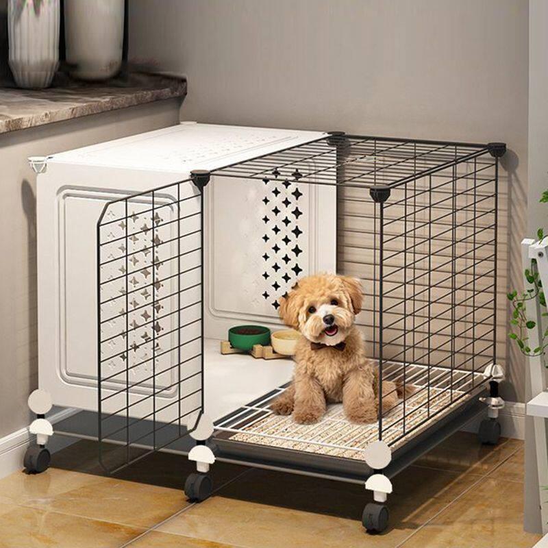 狗笼子小型犬带厕所分离家用室内一室一厅一卫宠物幼犬狗窝围栏屋