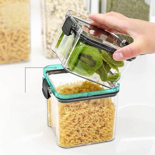 Kitchen glass sealed container food seasoning storage jar ha