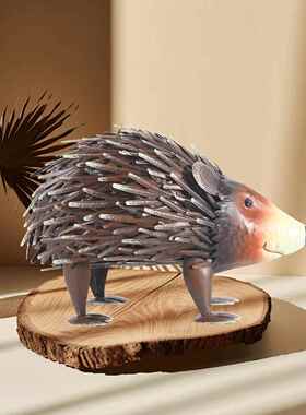 喷绘刺猬仿真动物艺件摆刺猬园林摆设铁质动物雕塑户外内落地室式