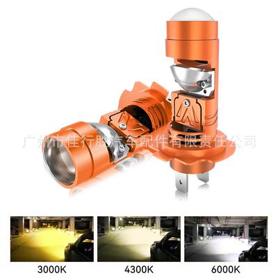 2025新款ledH7汽车大灯直插式透镜跨境电商爆款改装 Y22