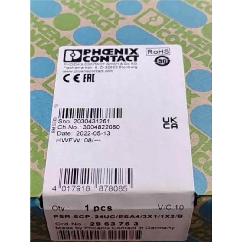 菲尼克斯继电器2963763 PSR-SCP-24UC/ESA4/3X1/1/2/B