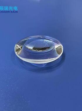 红外单晶CAF2平凸透镜D=25.4mmF=75mm光学透镜用于红外热成像仪