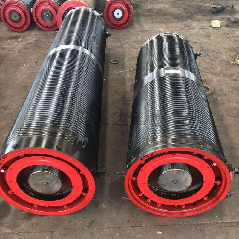 φ650mm起重机卷筒组2米长钢板式卷筒电动葫芦卷筒弹簧电缆卷筒