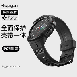 Spigen 适用于三星Watch 6 Classic保护壳Galaxy手表Watch6户外防摔硅胶保护套43mm外壳47mm表带外壳一体软壳