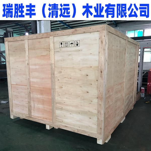 大型机器设备木箱免熏蒸卡扣箱空运海运物流运输钢扣钢边箱钢带