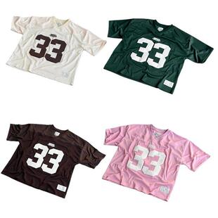 Y2K Mesh Jersey Quick Dry T Shirt Breathable Sreetwear Men W