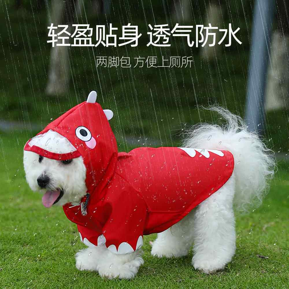 新款恐龙变身服狗狗雨衣比熊泰迪柯基狗衣服狗狗服装源头工厂