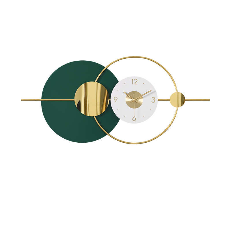 【热卖】极简装饰挂钟家用客厅静音时钟现代轻奢挂墙创意挂表